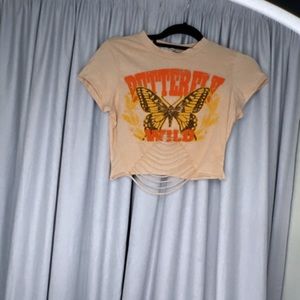 Pretty butterfly top